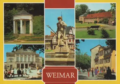 Weimar - u.a. Belvedere, Orangerie - ca. 1985
