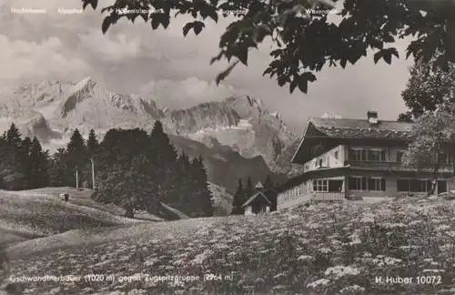 Garmisch-Partenkirchen - Gschwandtnerbauer bei Garmisch - 1968