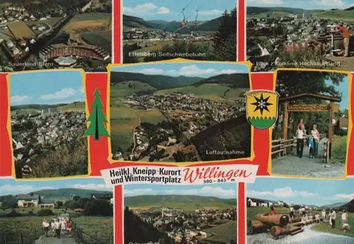 Willingen - 9-Bilder-Karte - ca. 1980