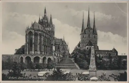 Erfurt - Dom und St. Severikirche - ca. 1955