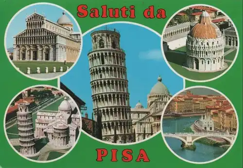 Italien - Italien - Pisa - mit 5 Bildern - 1986