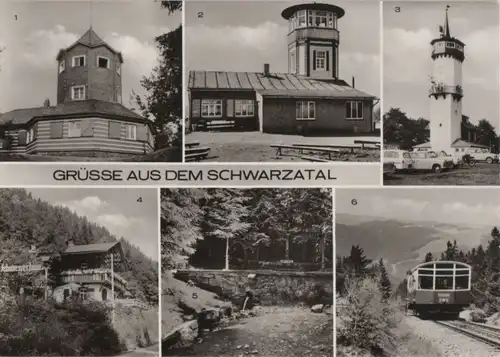 Schwarza - u.a. Bergbahn bei Oberweißbach - 1976