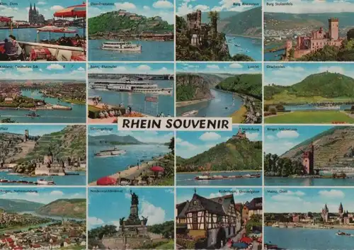 Rhein - u.a. Drachenfels - 1969