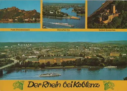 Koblenz - u.a. Feste Ehrenbreitstein - ca. 1975