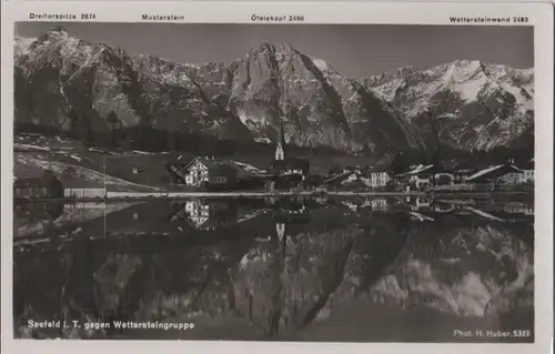 Österreich - Österreich - Seefeld - gegen Wettersteingruppe - ca. 1950