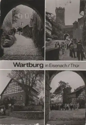 Eisenach - u.a. Vorderer Burghof - 1985