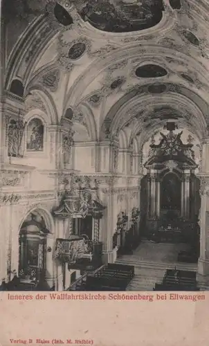 Schönenberg (Schwarzwald) - Inneres der Wallfahrtskirche - 1910