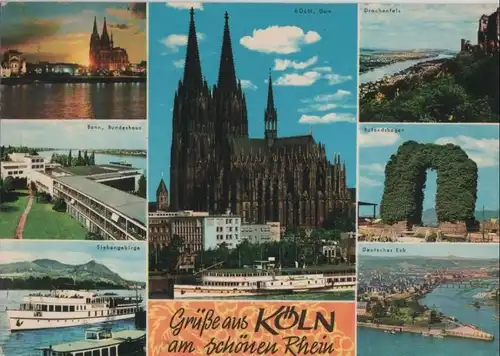Köln - mit Drachenfels - 1967