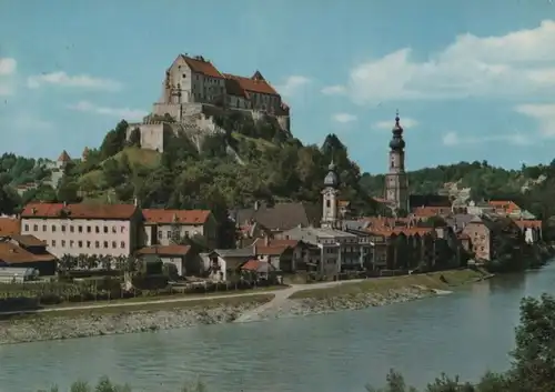 Burghausen - gesehen von Österreich - 1968