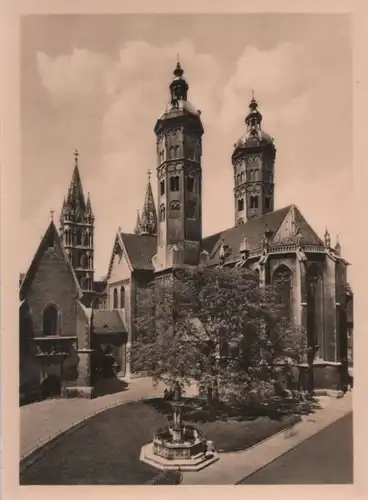 Naumburg - Dom, Blick von Südosten - 1957