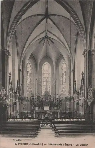 Frankreich - Frankreich - Pierric - Interieur de Eglise - ca. 1935
