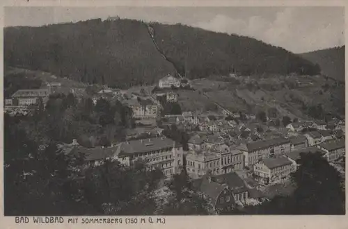 Bad Wildbad - mit Sommerberg - 1933