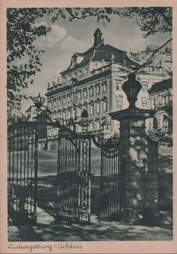 Ludwigsburg - das Schloß - ca. 1950