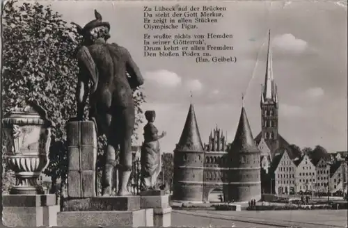 Lübeck - Merkur auf der Puppenbrücke - 1957