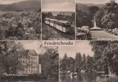 Friedrichroda - u.a. Schloß Reinhardsbrunn - 1973