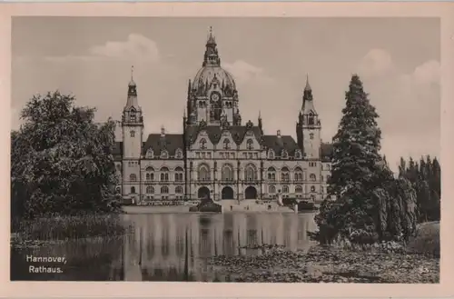 Hannover - Rathaus - ca. 1940