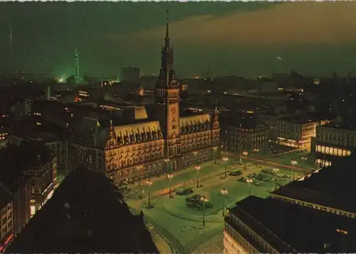 Hamburg - Rathaus - ca. 1975