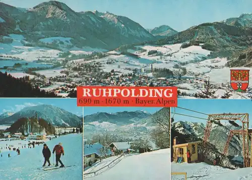 Ruhpolding - 4 Teilbilder - 1987