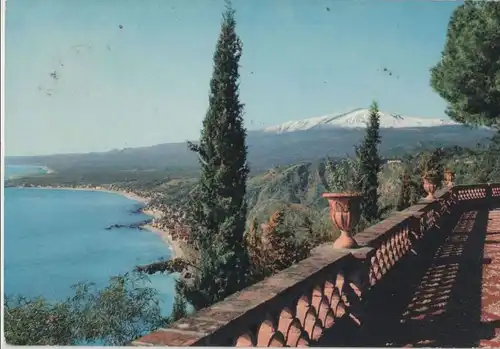 Italien - Italien - Taormina - Panorama di Giardini ed Etna - ca. 1975