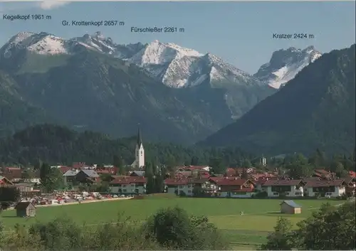 Oberstdorf - mit den Bergen