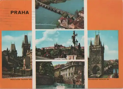 Tschechien - Tschechien - Prag - Praha - 5 Teilbilder - 1966
