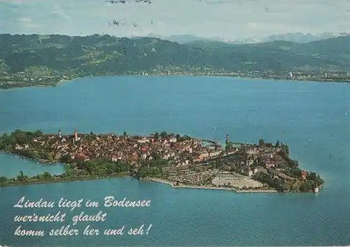 Lindau Bodensee Luftbild - 1980