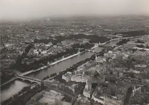 Frankreich - Frankreich - Paris - Seine et la butte Montmartre - ca. 1945