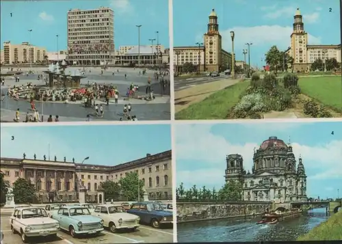 Berlin, Ostteil - u.a. Alexanderplatz - 1974