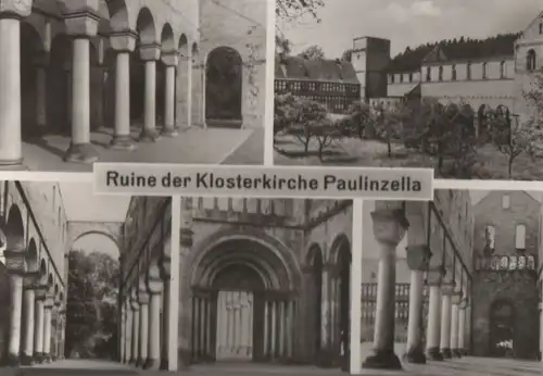 Paulinzella (OT von Königsee-Rottenbach) - Ruine Klosterkirche - 1989