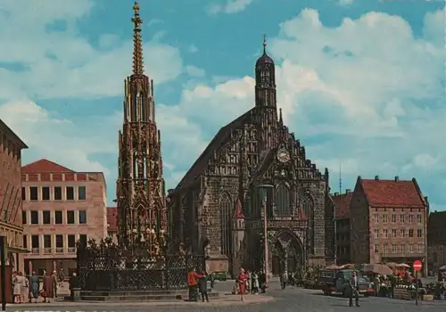 Nürnberg - Hauptmarkt - ca. 1970