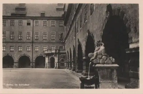 Gotha - Im Schloßhof - ca. 1955