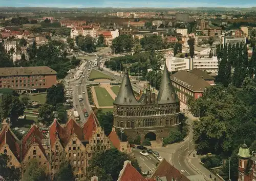 Lübeck - Blick vom Aussichtsturm - 1974