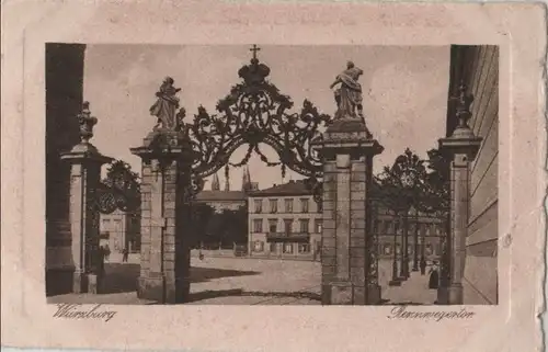 Würzburg - Rennwegertor - ca. 1950