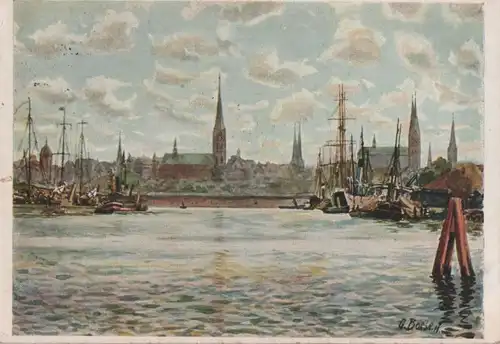 Lübeck - Einfahrt in den Hafen