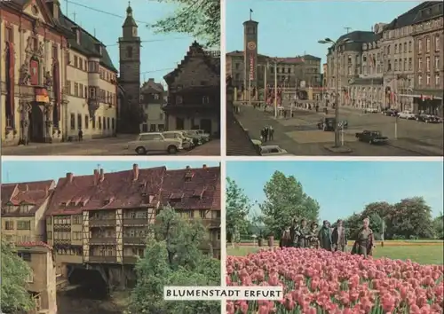 Erfurt - u.a. Krämerbrücke - 1977