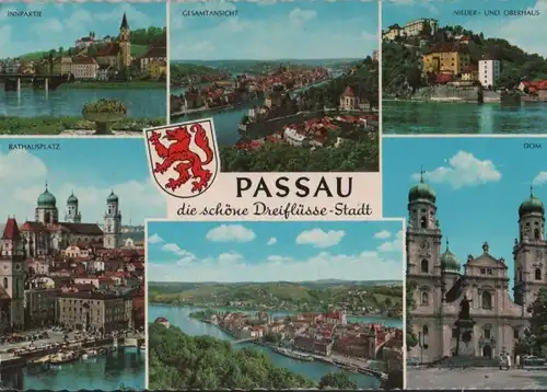 Passau - Die schöne Dreiflüsse-Stadt - 1967