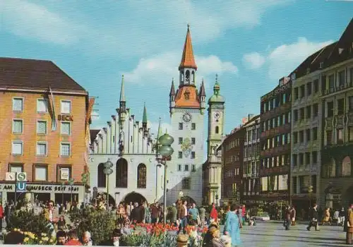 München - Blick auf Heiliggeistkirche - ca. 1985