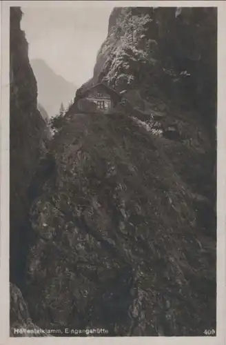 Höllentalklamm - Eingangshütte - ca. 1950