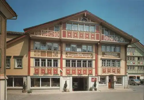 Schweiz - Schweiz - Appenzell - Marktgasse, Restaurant Traube - ca. 1985