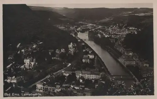 Bad Ems - lahnabwärts - ca. 1955