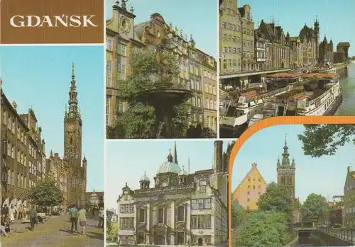Polen - Polen - Danzig Gdansk - Ulica Dluga - ca. 1975