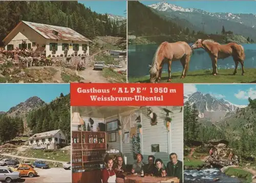 Italien - Italien - Ultental - Weissbrunn, Gasthaus Alpe - ca. 1980