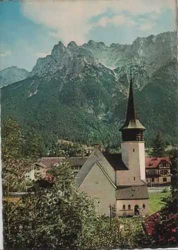 Mittenwald - Evangelische Kirche - 1965