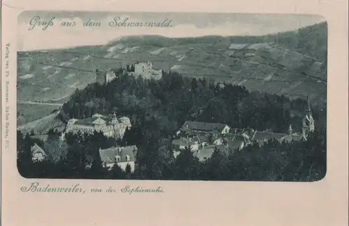 Badenweiler - von der Sophienruhe