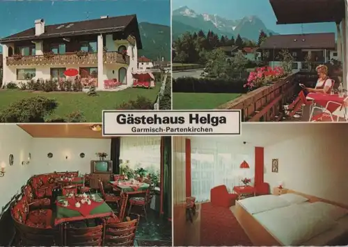Garmisch-Partenkirchen - Gästehaus Helga - ca. 1980