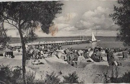 Timmendorfer Strand - Partie an der Landungsbrücke - ca. 1960