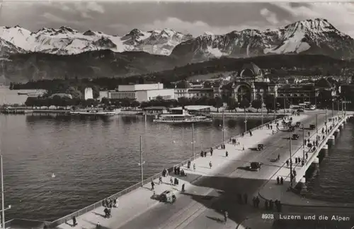 Schweiz - Schweiz - Luzern - und die Alpen - 1956
