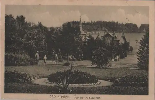Bad Steben - Partie im Kurpark - 1919