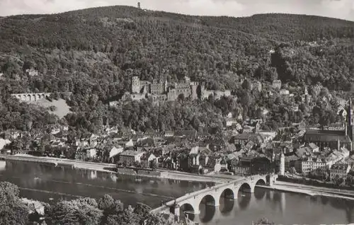 Heidelberg vom Philosophenweg - 1957
