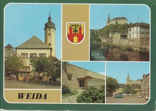 Weida - u.a. Rathaus am Markt - 1982